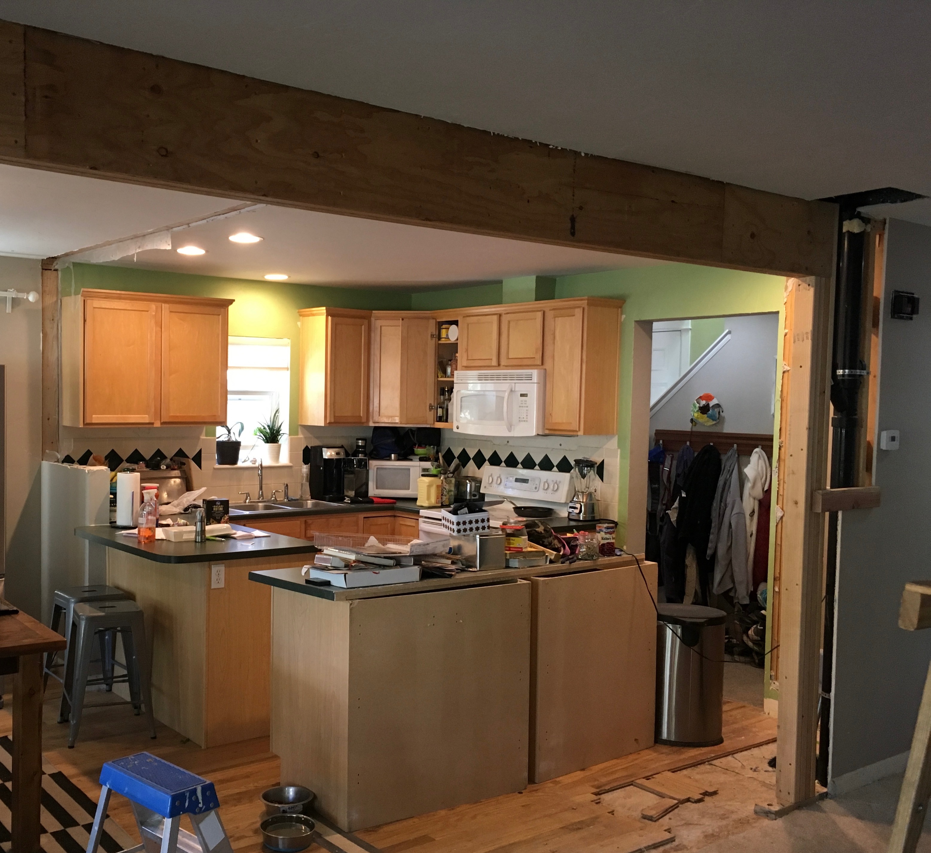 Kitchen before reno